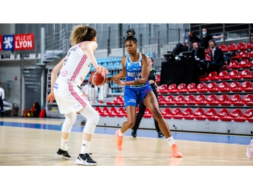 Valériane Vukosavljevic et Basket Landes ont gagné à Lyon - Photo : Infinity Nine Media/Claire Porcher