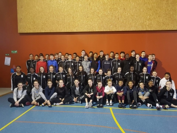 Les participants au tournoi 3x3 TIL U14