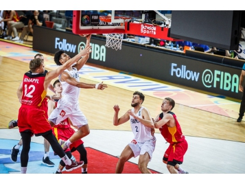 Yohan Choupas, termine meilleur marqueur de la rencontre avec 22 pts, mais la France s'incline face à l'Allemagne