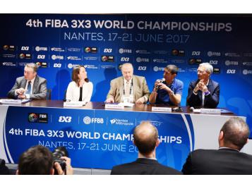 Conférence de presse d'annonce de l'organisation du Mondial 3X3 2017