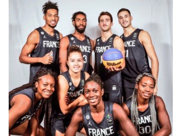 Les Equipes de France 3x3 U23 - Photo : FIBA