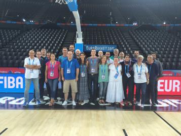 Les officiels de l'EuroBasket 2015