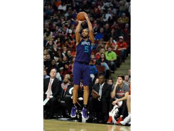 Nicolas Batum a porté les Hornets vers la victoire face à Orlando - Photo : PresseSports Nicolas Batum - Charlotte Hornets