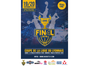 Affiche Final Four de la Coupe de la Ligue du Lyonnais